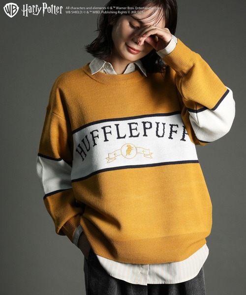 新品タグ付きJACKBUNNY ターコイズ グリーンニットサイズ5定価17600 セール】ハリー・ポッター/ジャガードラインニット（ニット/セーター