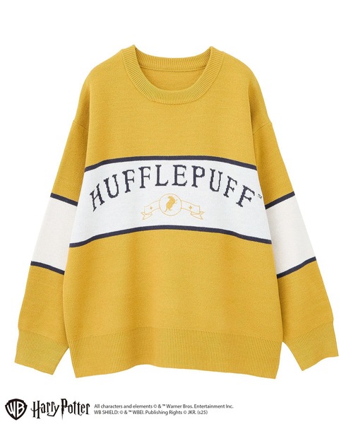 Green　Parks（グリーンパークス）の「ハリー・ポッター/ジャガードラインニット（ニット/セーター・レディース・チャコールグレー/ネイビー/イエロー/レッド・FREE）」の17枚目の写真