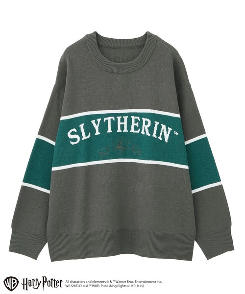 Green　Parks（グリーンパークス）の「ハリー・ポッター/ジャガードラインニット（ニット/セーター・レディース・チャコールグレー/ネイビー/イエロー/レッド・FREE）」の18枚目の写真