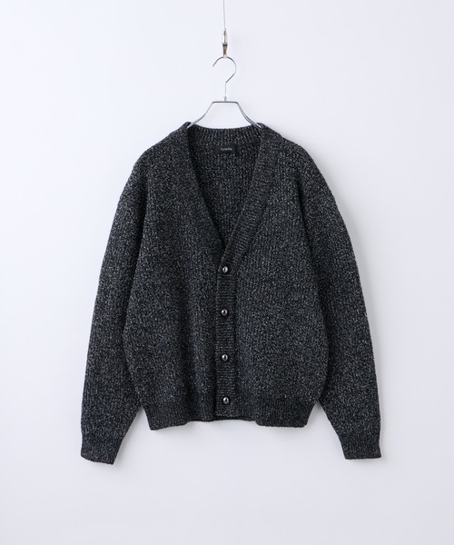 Spielio（シュピーリオ）の「【Spielio】Shiny lurex cardigan / シャイニールレックスカーディガン（カーディガン/ボレロ・メンズ・ブラック系1/レッド系1・L/M/S）」の20枚目の写真