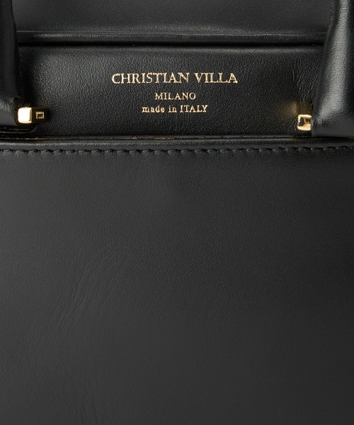 CHRISTIAN VILLA（クリスチャンヴィラ）の「【CHRISTIAN VILLA】Mini Boston（ボストンバッグ・レディース・ベージュ/ブラック・フリー）」の12枚目の写真