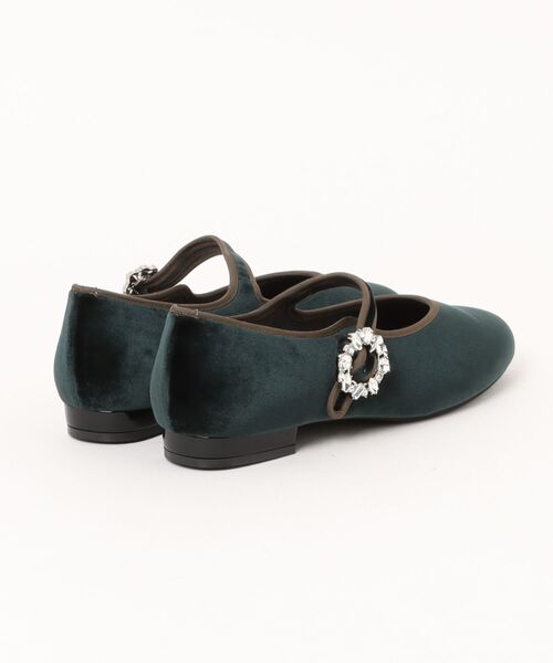 JELLY BEANS(ジェリービーンズ)の「あったか仕様◆ビジューバックルパンプス(113-56029)JELLY BEANS(ジェリービーンズ)(パンプス・レディース・ブラック/ダークグリーン/ダークブラウン・22.5/23/23.5/24/24.5)」の11枚目の写真