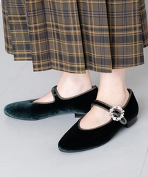 JELLY BEANS（ジェリービーンズ）の「あったか仕様◆ビジューバックルパンプス(113-56029)JELLY BEANS(ジェリービーンズ)（パンプス）」