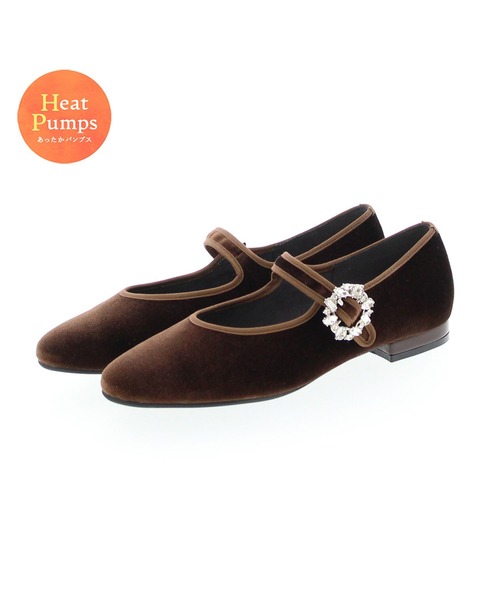 JELLY BEANS(ジェリービーンズ)の「あったか仕様◆ビジューバックルパンプス(113-56029)JELLY BEANS(ジェリービーンズ)(パンプス・レディース・ブラック/ダークグリーン/ダークブラウン・22.5/23/23.5/24/24.5)」の5枚目の写真
