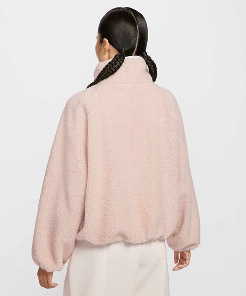 NIKE（ナイキ）の「ナイキ スポーツウェア ウィメンズ ハイパイル フリース ジャケット / Nike Sportswear Women's High-Pile Fleece Jacket HV2071-667 Silt Red（ブルゾン・レディース・ピンク系その他2・XS/S/M/L/XL）」の11枚目の写真