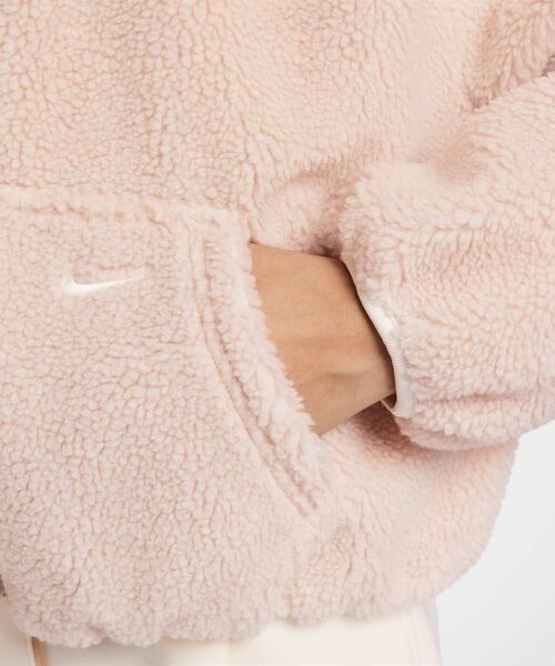 NIKE（ナイキ）の「ナイキ スポーツウェア ウィメンズ ハイパイル フリース ジャケット / Nike Sportswear Women's High-Pile Fleece Jacket HV2071-667 Silt Red（ブルゾン・レディース・ピンク系その他2・XS/S/M/L/XL）」の14枚目の写真