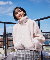 ナイキ スポーツウェア ウィメンズ ハイパイル フリース ジャケット / Nike Sportswear Women's High-Pile Fleece Jacket HV2071-667 Silt Red