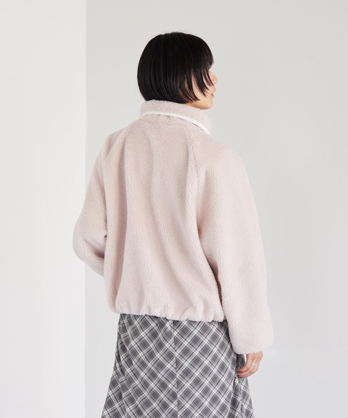 NIKE（ナイキ）の「ナイキ スポーツウェア ウィメンズ ハイパイル フリース ジャケット / Nike Sportswear Women's High-Pile Fleece Jacket HV2071-667 Silt Red（ブルゾン・レディース・ピンク系その他2・XS/S/M/L/XL）」の5枚目の写真