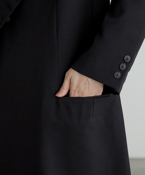 n'OrLABEL（ノアールレーベル）の「『アシメトリーJK』（チェスターコート・レディース・ブラック・2/1）」の15枚目の写真