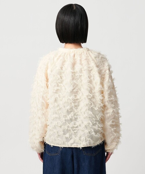 A DAY IN THE LIFE UNITED ARROWS(アデイインザライフユナイテッドアローズ)の「カットジャガード オーバーシャツ <A DAY IN THE LIFE>(シャツ/ブラウス・レディース・ブラウン系/ブラック/オフホワイト・FREE)」の11枚目の写真