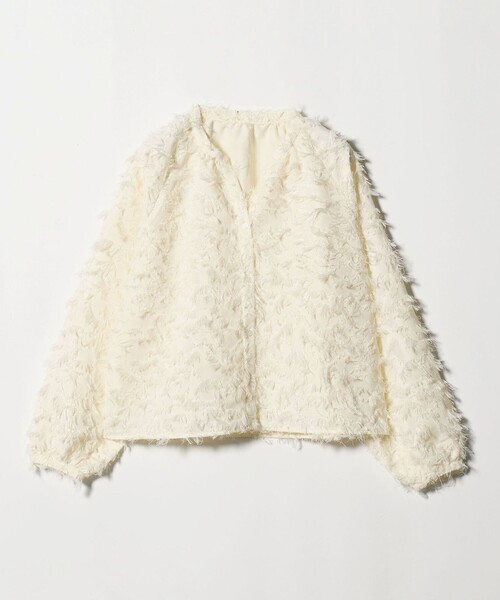 A DAY IN THE LIFE UNITED ARROWS(アデイインザライフユナイテッドアローズ)の「カットジャガード オーバーシャツ <A DAY IN THE LIFE>(シャツ/ブラウス・レディース・ブラウン系/ブラック/オフホワイト・FREE)」の16枚目の写真