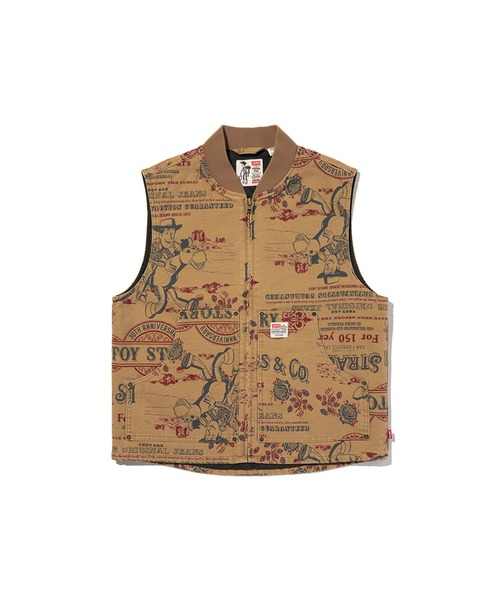 新品 Levi's TOY STORY ジップフロント ベスト カーハート Levi's/リーバイス LEVI'S(R) x TOY STORY ジップフロント