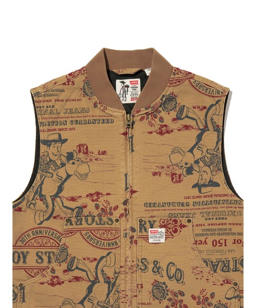 新品 Levi's TOY STORY ジップフロント ベスト カーハート 新品 Levi's TOY STORY ジップフロント ベスト カーハート Levi's