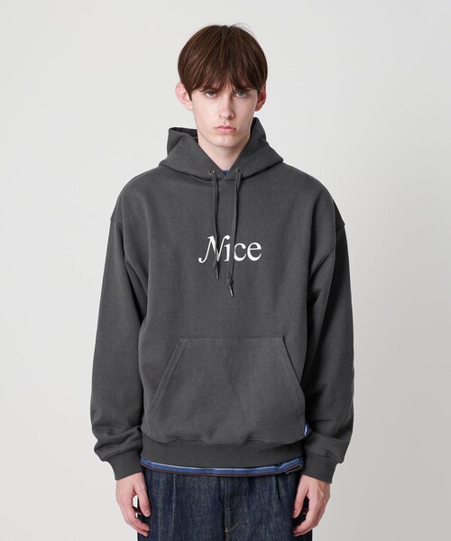 セール】＜NICE WEATHER＞シグネチャーロゴ スウェットフーディ