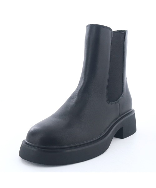 あしながおじさん（アシナガオジサン）の「プレーンサイドゴアブーツ　4810007（ブーツ・レディース・ブラック/ダークブラウン・22.5cm/23cm/23.5cm/24cm/24.5cm）」の11枚目の写真