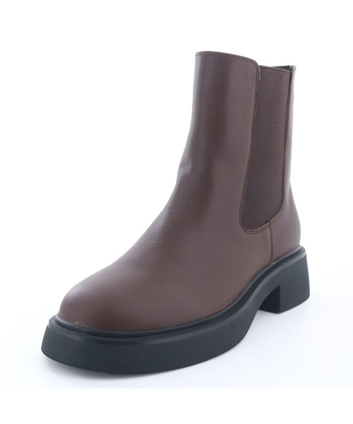 あしながおじさん（アシナガオジサン）の「プレーンサイドゴアブーツ　4810007（ブーツ・レディース・ブラック/ダークブラウン・22.5cm/23cm/23.5cm/24cm/24.5cm）」の12枚目の写真