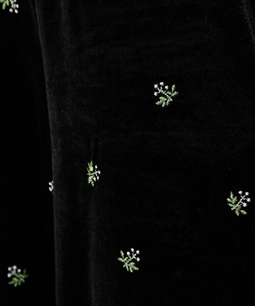 限定展開 ベロア 花柄 刺繍 イージーパンツ（その他パンツ）｜FREAK'S