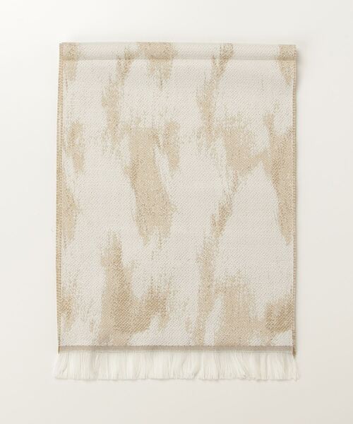 TORNADO MART（トルネードマート）の「ﾌｫｷﾞｰﾚｵﾊﾟｰﾄﾞｼﾞｬｶｰﾄﾞｽﾄｰﾙ（ストール/ショール・メンズ・ベージュ/ブラック・FREE）」の2枚目の写真