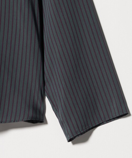 Steven Alan（スティーブンアラン）の「＜Steven Alan＞ストライプ フード シャツ（シャツ/ブラウス・レディース・ケリーグリーン/ダークブラウン・M/S）」の16枚目の写真