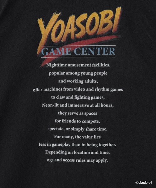 YOASOBI × doublet(ヨアソビ × ダブレット)の「NIGHT OUT T-SHIRT Gesen(Tシャツ/カットソー・レディース・ブラック・XL/L/M/S/XS)」の6枚目の写真