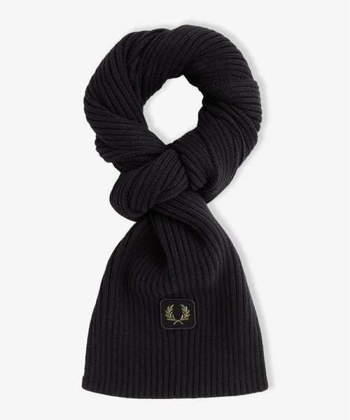 FRED PERRY（フレッドペリー）の「Cotton Ribbed Scarf／コットンリブ