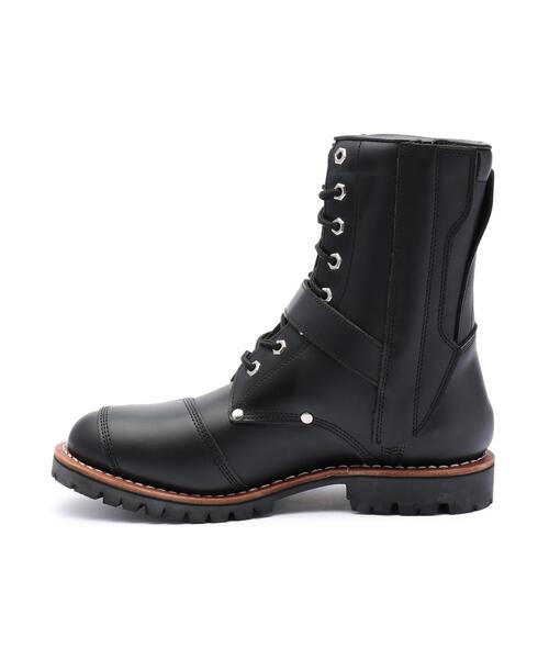 AVIREX（アヴィレックス）の「《WOMEN'S》AVIREX YAMATO BOOTS / AV2100（ブーツ・レディース・ブラウン系その他3/ブラック・23.0cm/24.0cm/22.0cm）」の5枚目の写真
