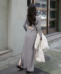 バックオープンタンクワンピース（ワンピース）｜ACYM（アシーム）の