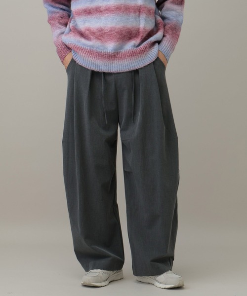 tsuguta27② サイドゴアウエスト スリム スラックス（2002464158