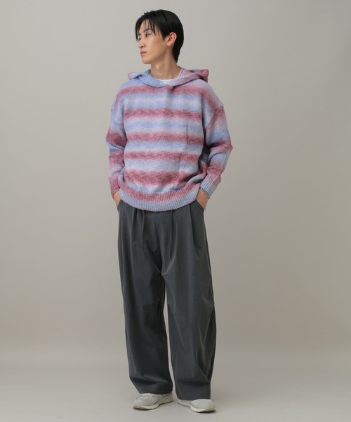 セール】LAND MUSEUM／ツータックトラウザー（スラックス）｜LAND