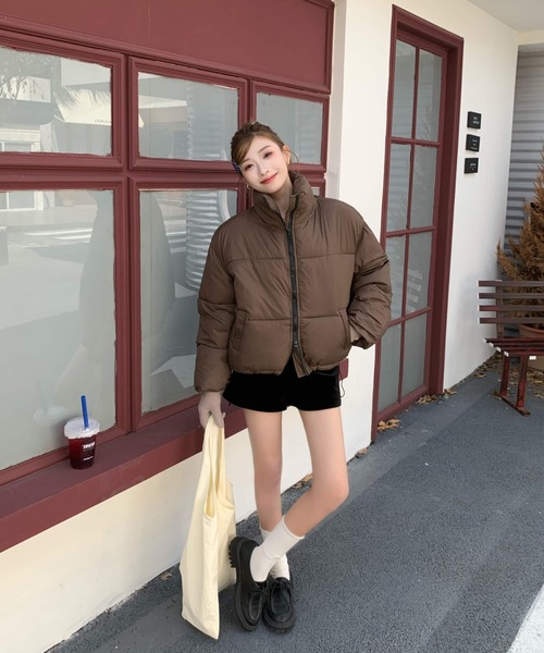 セール】ダブルジップボリュームエコダウンジャケット（ダウン