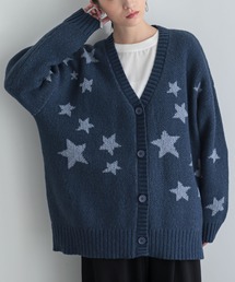 星柄」に該当するレディースのカーディガン/ボレロ（長袖