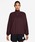 NIKE�i�i�C�L�j�́u�i�C�L �X�|�[�c�E�F�A �t�F�j�b�N�X �v���b�V�� �E�B�����Y �R�[�W�[ �t���[�X �I�[�o�[�T�C�Y�h ���b�N�l�b�N �g�b�v / Nike Sportswear Phoenix Plush Women's Cozy Fleece Oversized Mock-Neck Top HV2742-619 Burgundy Crush�i�X�E�F�b�g�j�v�b�o�[�K���f�B�[