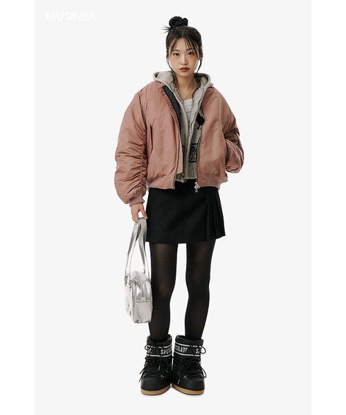 RONRON(ロンロン)の「ALPACA JACQUARD HOOD ZIP-UP KNIT GREY(ニット/セーター・レディース・その他・FREE)」の8枚目の写真