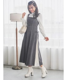 サイドプリーツジャンパースカート