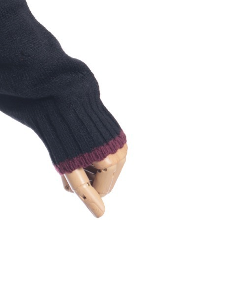 axes femme（アクシーズファム）の「フラワーリボン刺繍ニットカーディガン（カーディガン/ボレロ・レディース・ブラック/キナリ・FREE）」の7枚目の写真