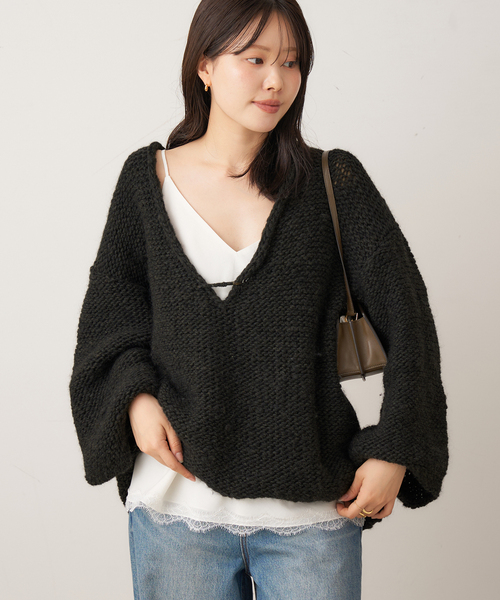 plage(プラージュ)の「ENRICA / エンリカ NEW PIN プルオーバー(ニット/セーター・レディース・スミクロ・FREE)」の6枚目の写真