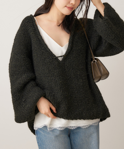 plage(プラージュ)の「ENRICA / エンリカ NEW PIN プルオーバー(ニット/セーター・レディース・スミクロ・FREE)」の8枚目の写真