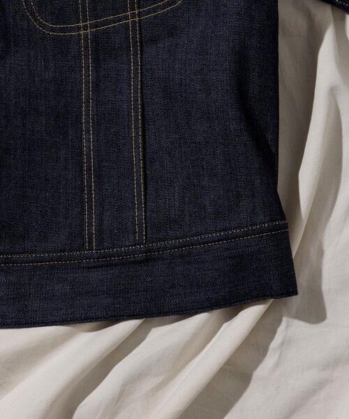 Lee（リー）の「Lee × Chah Chah × FREAK'S STORE/リー×チャーチャー×フリークスストア 別注 Lee × Chah Chah DENIM RIDERS JACKET/リー チャーチャー デニム ライダース ジャケット（ブルゾン・メンズ・インディゴブルー・MEDIUM/LARGE）」の11枚目の写真