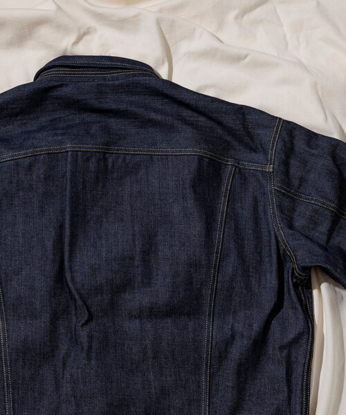 Lee（リー）の「Lee × Chah Chah × FREAK'S STORE/リー×チャーチャー×フリークスストア 別注 Lee × Chah Chah DENIM RIDERS JACKET/リー チャーチャー デニム ライダース ジャケット（ブルゾン・メンズ・インディゴブルー・MEDIUM/LARGE）」の12枚目の写真