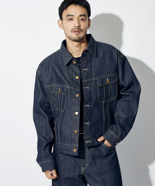 Lee（リー）の「Lee × Chah Chah × FREAK'S STORE/リー×チャーチャー×フリークスストア 別注 Lee × Chah Chah DENIM RIDERS JACKET/リー チャーチャー デニム ライダース ジャケット（ブルゾン・メンズ・インディゴブルー・MEDIUM/LARGE）」の19枚目の写真