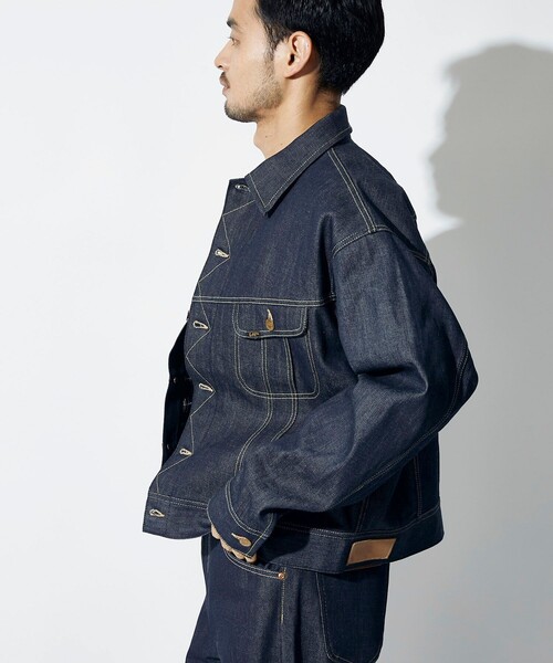 Lee（リー）の「Lee × Chah Chah × FREAK'S STORE/リー×チャーチャー×フリークスストア 別注 Lee × Chah Chah DENIM RIDERS JACKET/リー チャーチャー デニム ライダース ジャケット（ブルゾン・メンズ・インディゴブルー・MEDIUM/LARGE）」の22枚目の写真