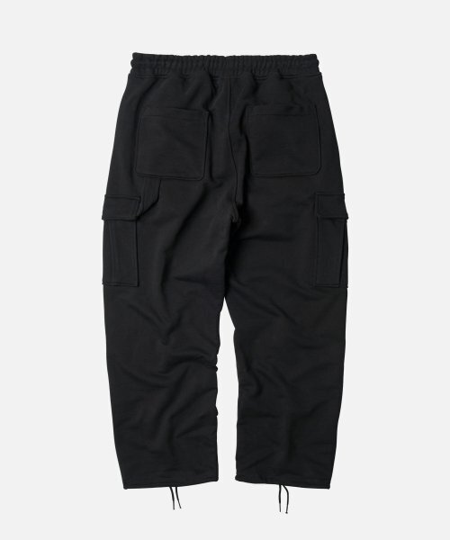 FRIZMWORKS(フリズムワークス)の「CARPENTER CARGO SWEAT PANTS _ BLACK(その他パンツ・メンズ・その他・MEDIUM/LARGE/X-LARGE)」の2枚目の写真
