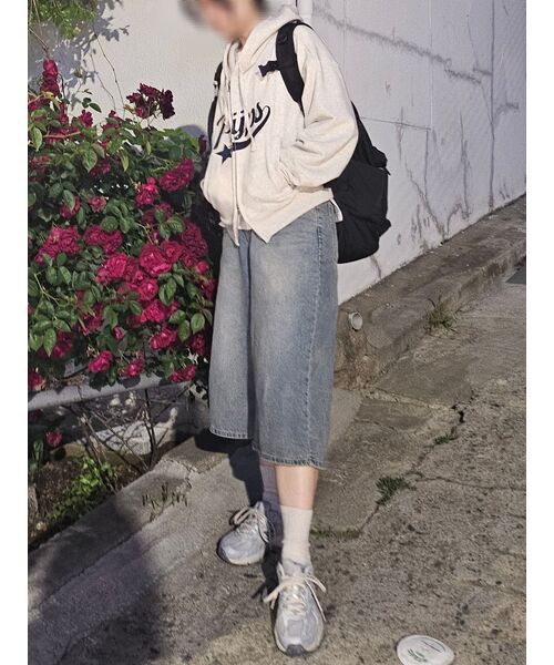 MUSINSA STANDARD WOMAN（ムシンサスタンダードウーマン）の「ウィメンズリラックスクルーネック長袖Tシャツ[ホワイト]（Tシャツ/カットソー・レディース・その他・SMALL/MEDIUM/LARGE/X-LARGE/X-SMALL）」の11枚目の写真