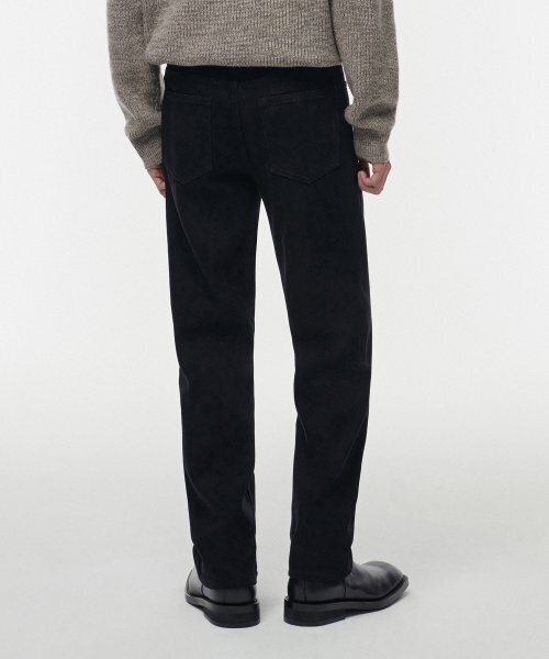 MUSINSA STANDARD（ムシンサスタンダード）の「裏起毛ストレートデニムパンツ[ブラック]（デニムパンツ・メンズ・その他・31/33/26/27/28/29/38/42/36/34/32/30/40）」の2枚目の写真