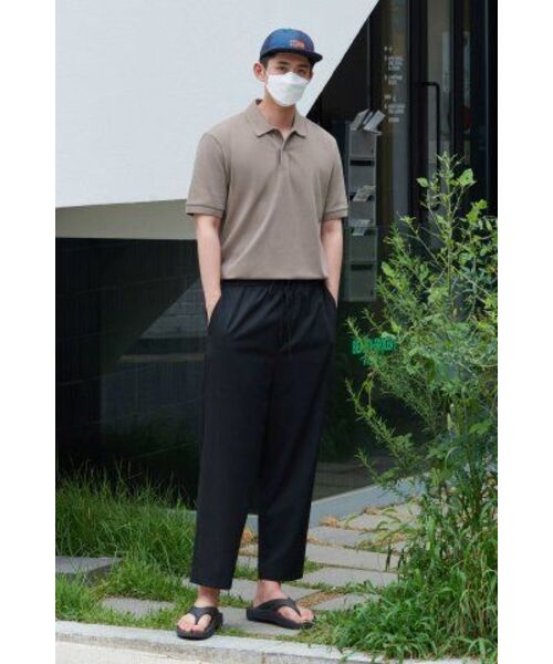 MUSINSA STANDARD（ムシンサスタンダード）の「プレーンポロシャツ [ダスティベージュ]（ポロシャツ・メンズ・その他・LARGE/X-LARGE/XX-LARGE/SMALL/MEDIUM）」の7枚目の写真