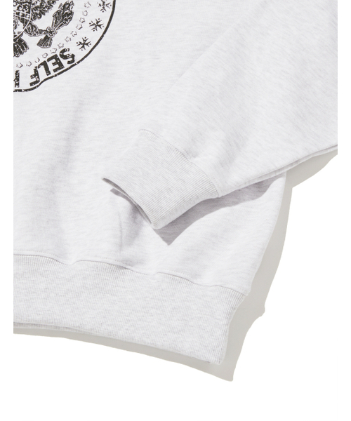 PUNCH DRUNK PARTIES(パンチドランクパーティーズ)の「SHG Seal Oversized Hoodie (MELANGE WHITE)(パーカー・レディース・その他・3/1/2/0)」の5枚目の写真