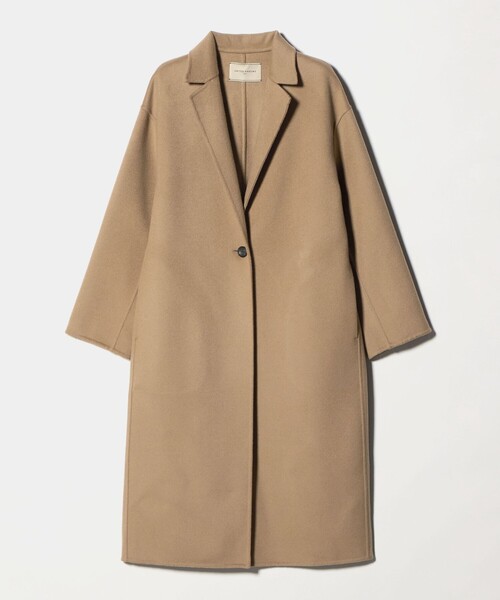 UNITED ARROWS(ユナイテッドアローズ)の「リバー テーラードコート(チェスターコート・レディース・ベージュ/ダークグレー/その他1・38/36)」の9枚目の写真