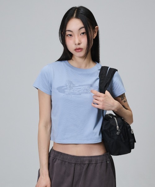 Opening Project(オープニングプロジェクト)の「Two Pocket Duffle Bag / ダブルポケット ダッフルバッグ(ショルダーバッグ・レディース・ブラック・F)」の6枚目の写真