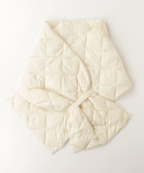 TAION（タイオン）の「TAION/リバーシブルダウンストール（ストール/ショール・レディース・オフホワイト/ブラック・FREE）」の14枚目の写真