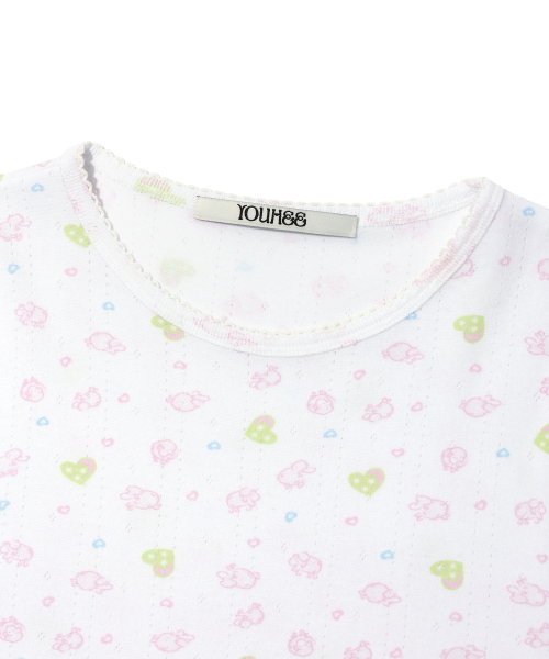 YOUHEE(ユヒ)の「SHEEP PATTERN T-SHIRTS WHITE(Tシャツ/カットソー・レディース・その他・FREE)」の3枚目の写真